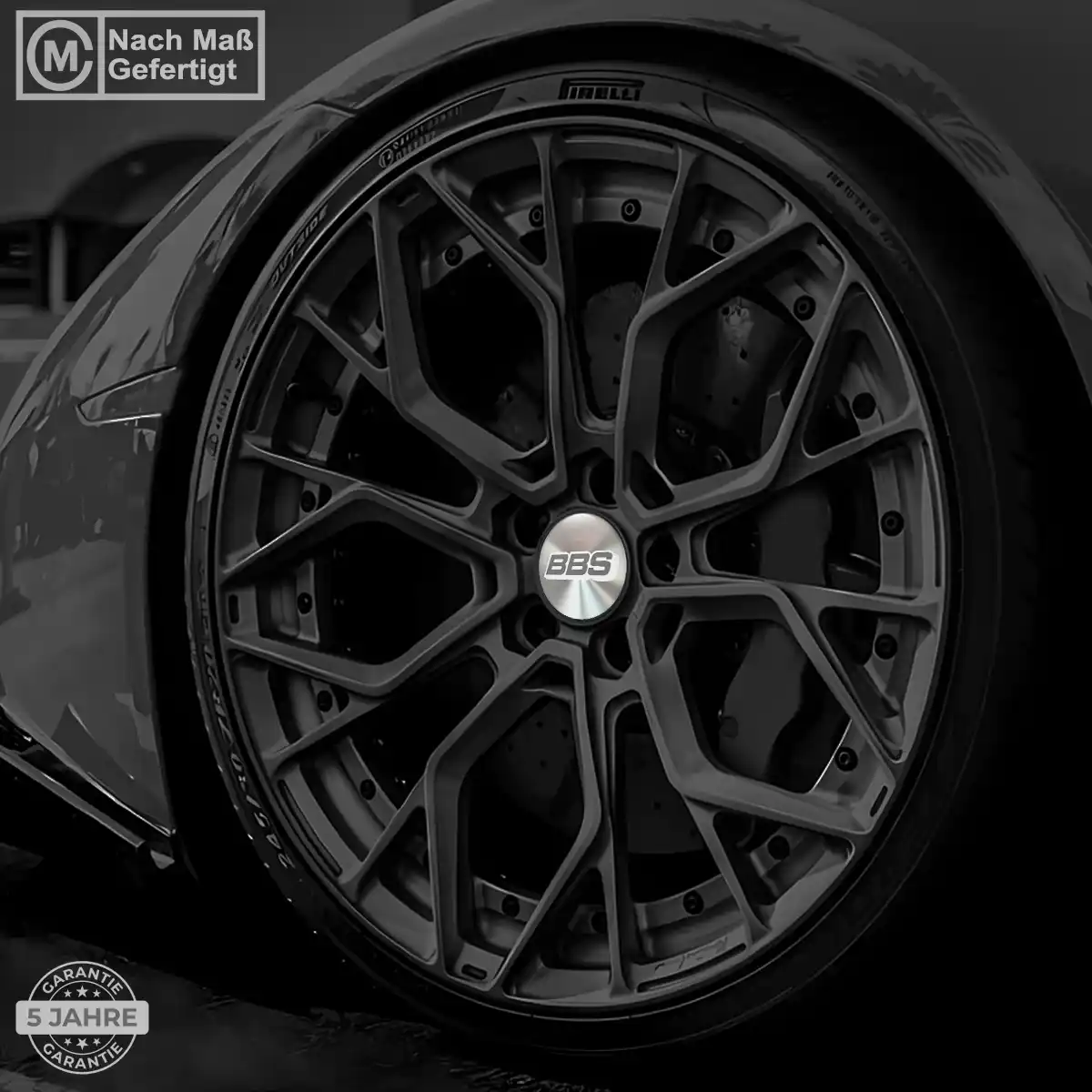BBS Nabendeckel Aufkleber Luxus-Edition