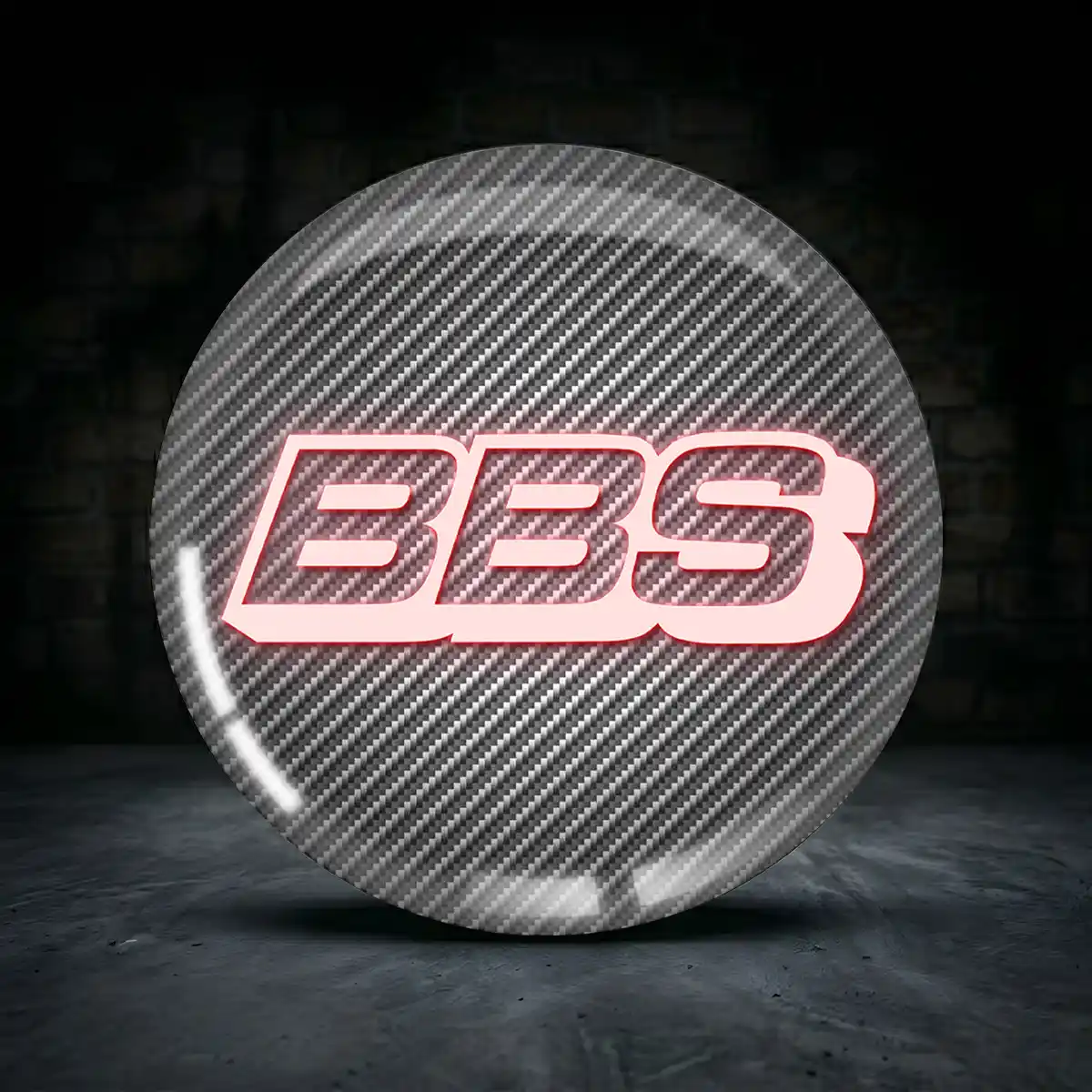 BBS Nabenkappen Aufkleber Interieurdesign