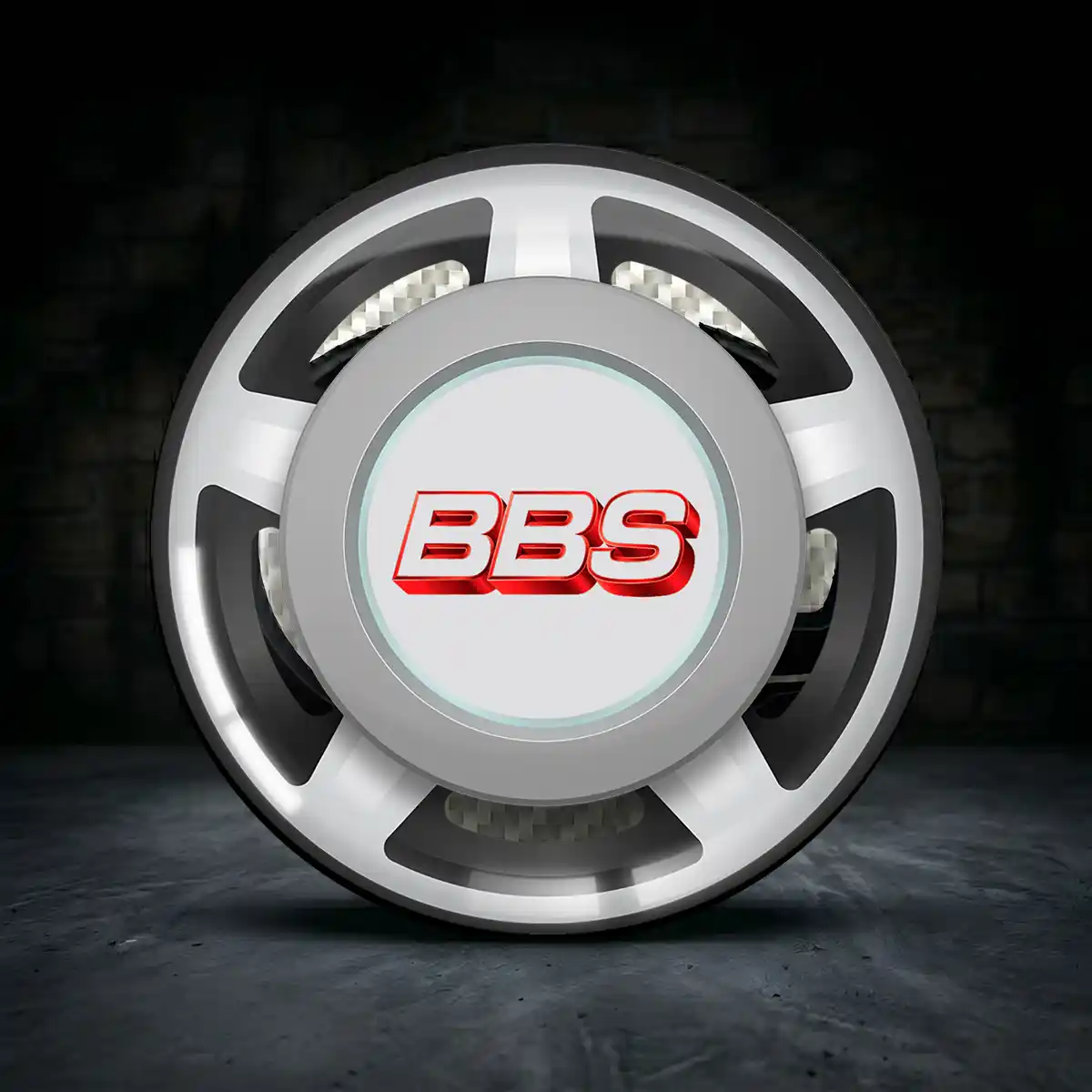 BBS Nabenkappen Aufkleber Markenedition