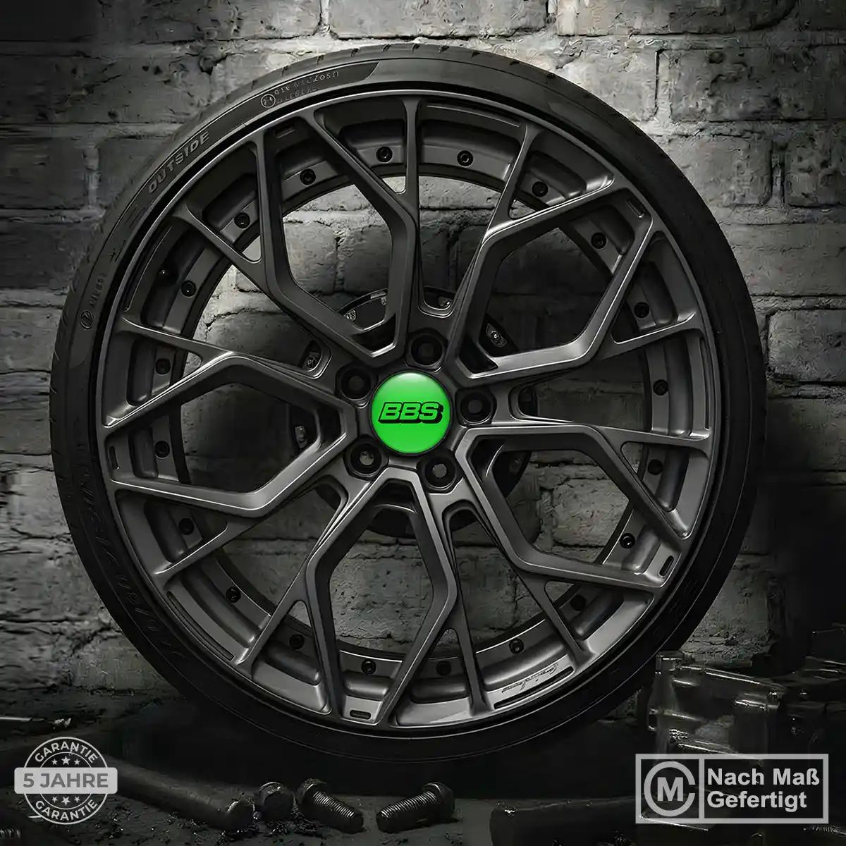 BBS Radkappen Aufkleber Exterieurdesign