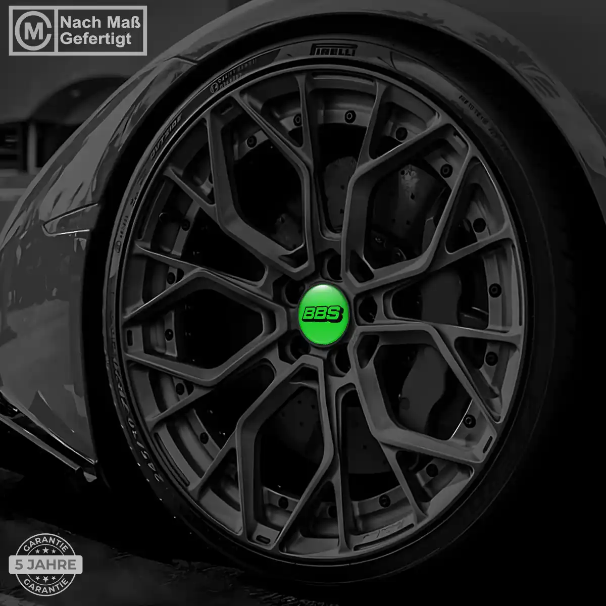 BBS Radkappen Aufkleber Exterieurdesign