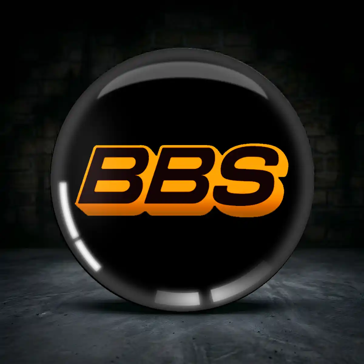 BBS Radmitte Aufkleber Exterieurdesign