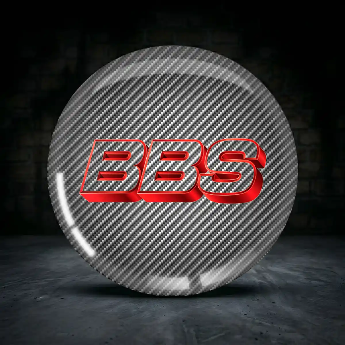 BBS Radmitte Aufkleber Nabendeckel Luxus-Edition