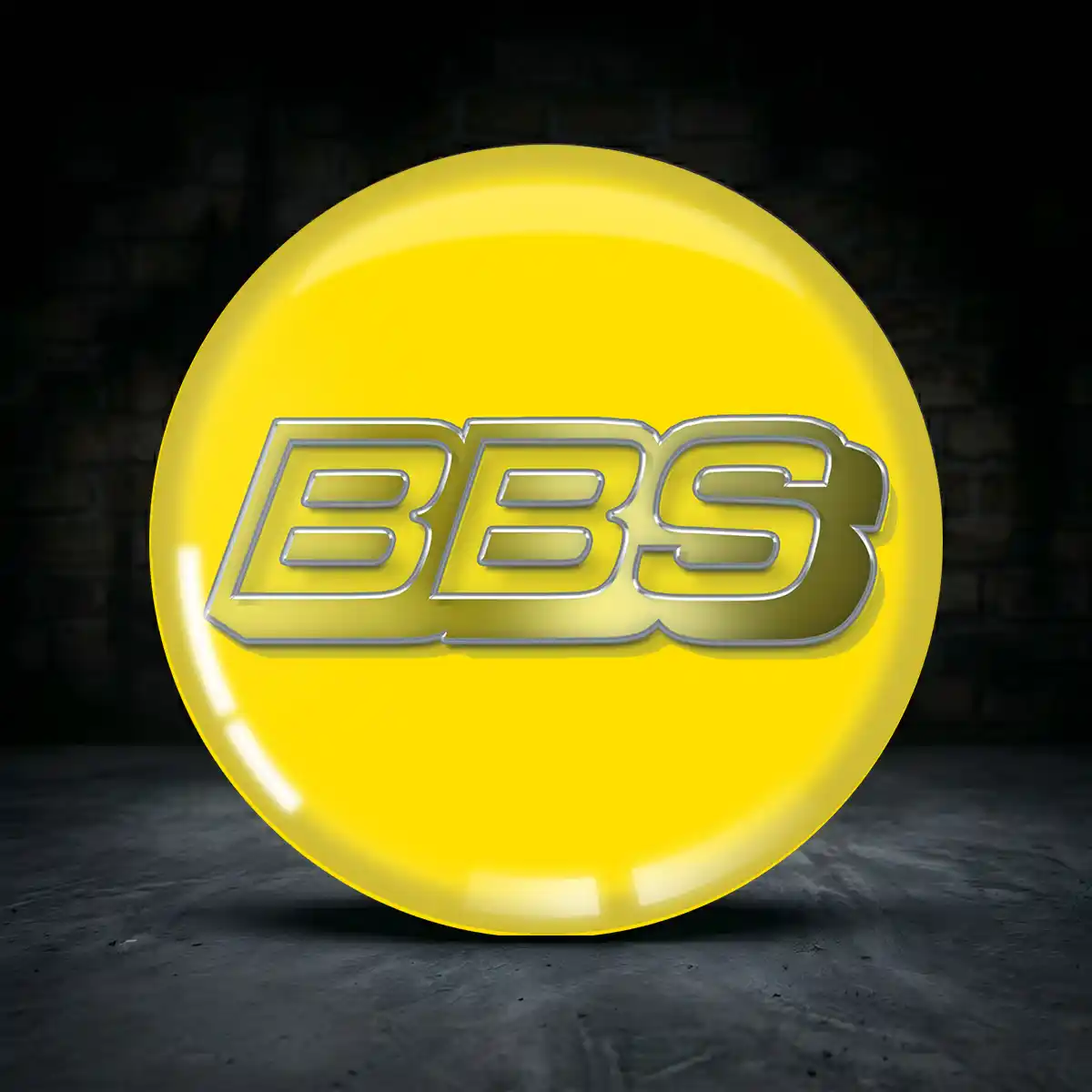 BBS Radmitte Aufkleber Stilvolles Design