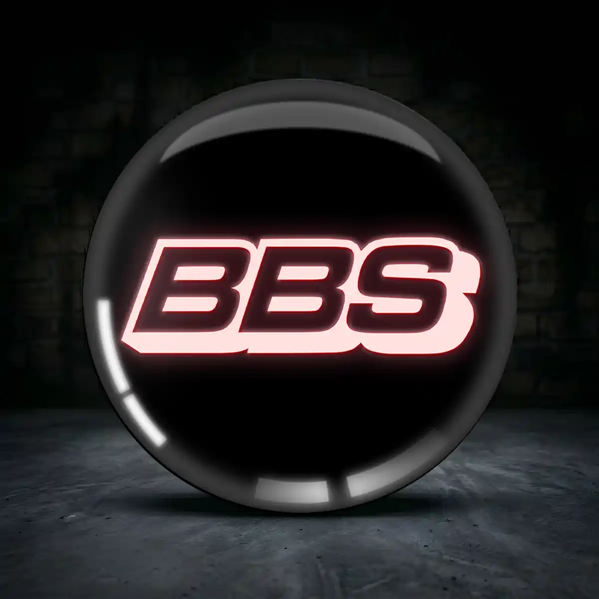 BBS Radmitte Aufkleber Tuningfahrzeug