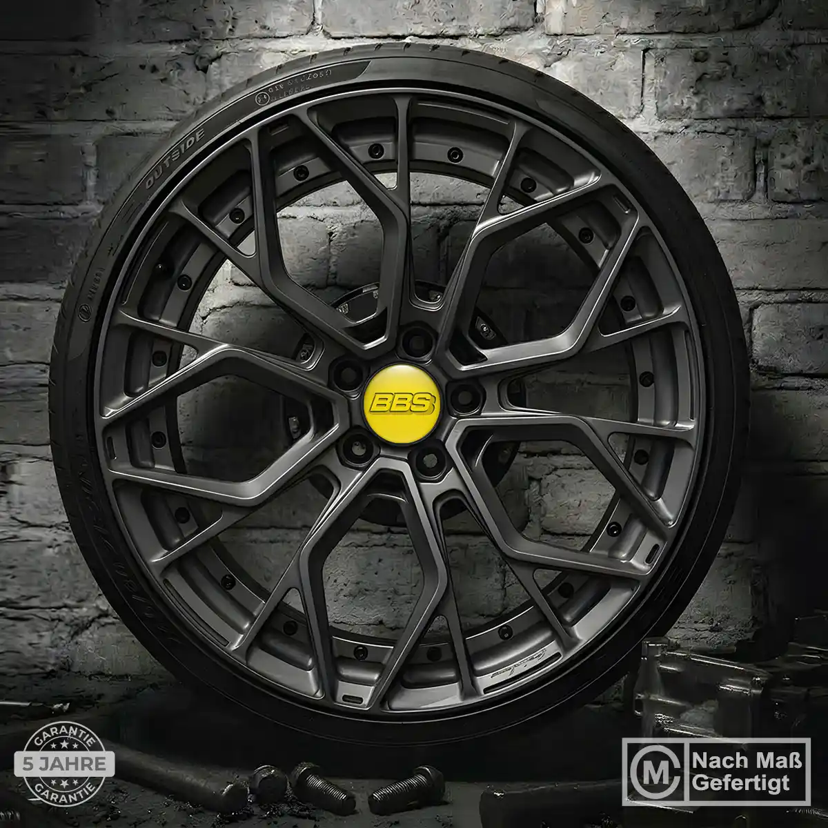 BBS Silikon Aufkleber Embleme Exterieurdesign