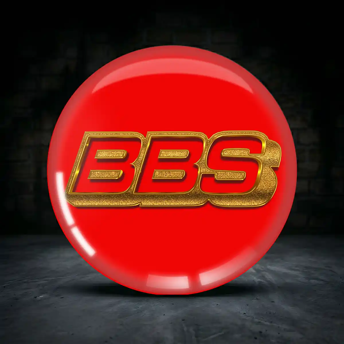 BBS Silikon Aufkleber Embleme Hohe Qualität