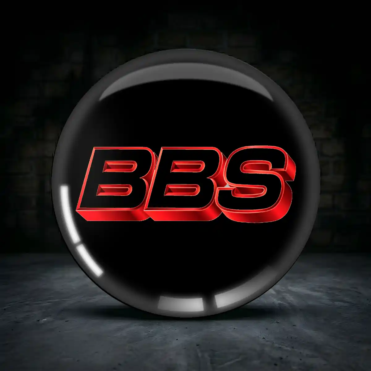 BBS Silikon Aufkleber Embleme Stilvolles Design