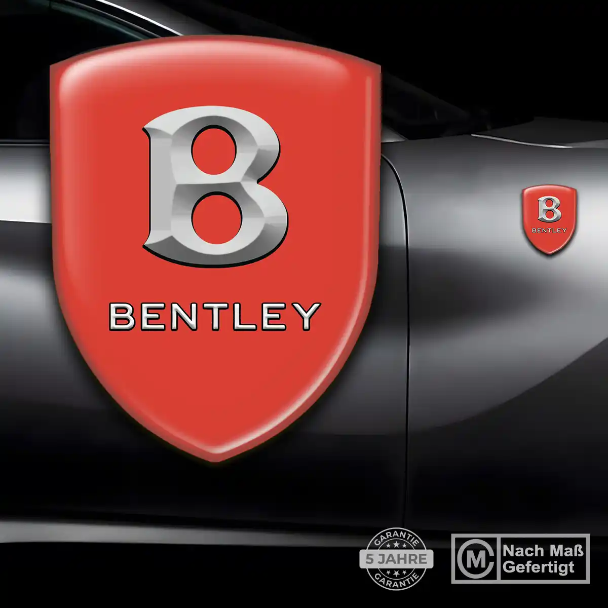 Bentley 3D Gel Aufkleber Auto Ausdrucksstarkes Design