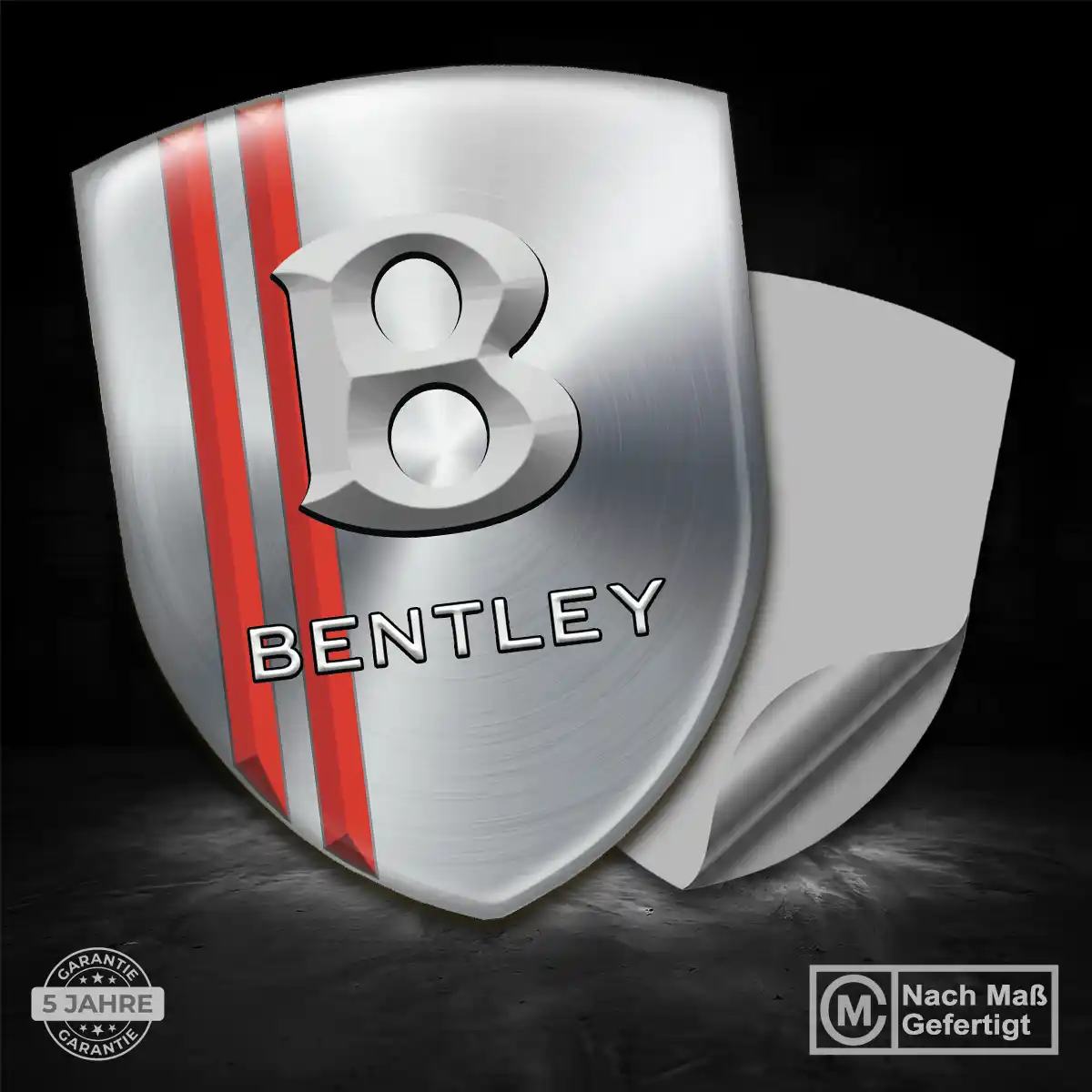 Bentley 3D Gel Aufkleber Auto Überzeugende Qualität