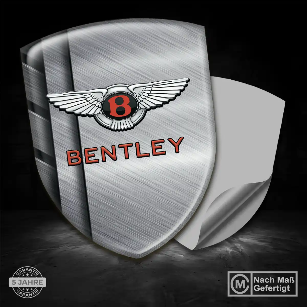 Bentley 3D Gel Aufkleber Auto Elegantes Design