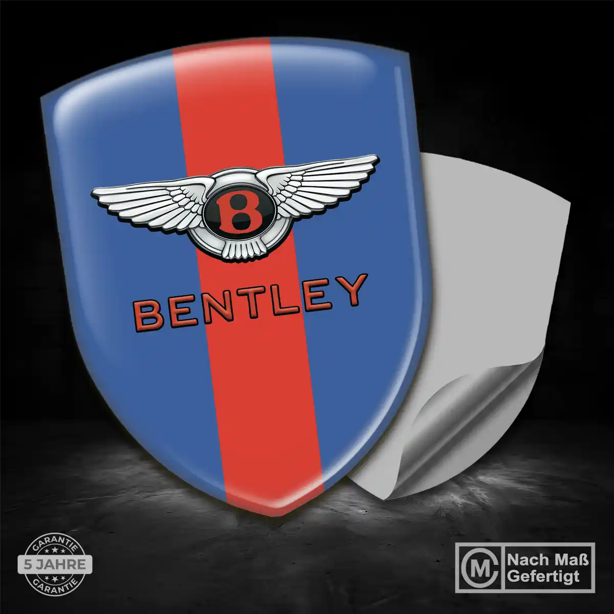 Bentley 3D Gel Aufkleber Auto Erstklassige Qualität