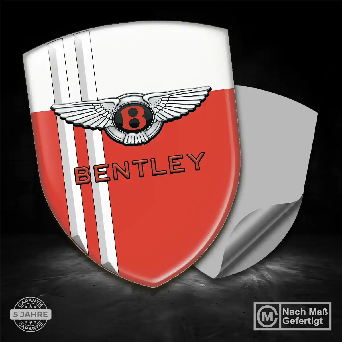 Bentley 3D Gel Aufkleber Auto Exterieurdesign