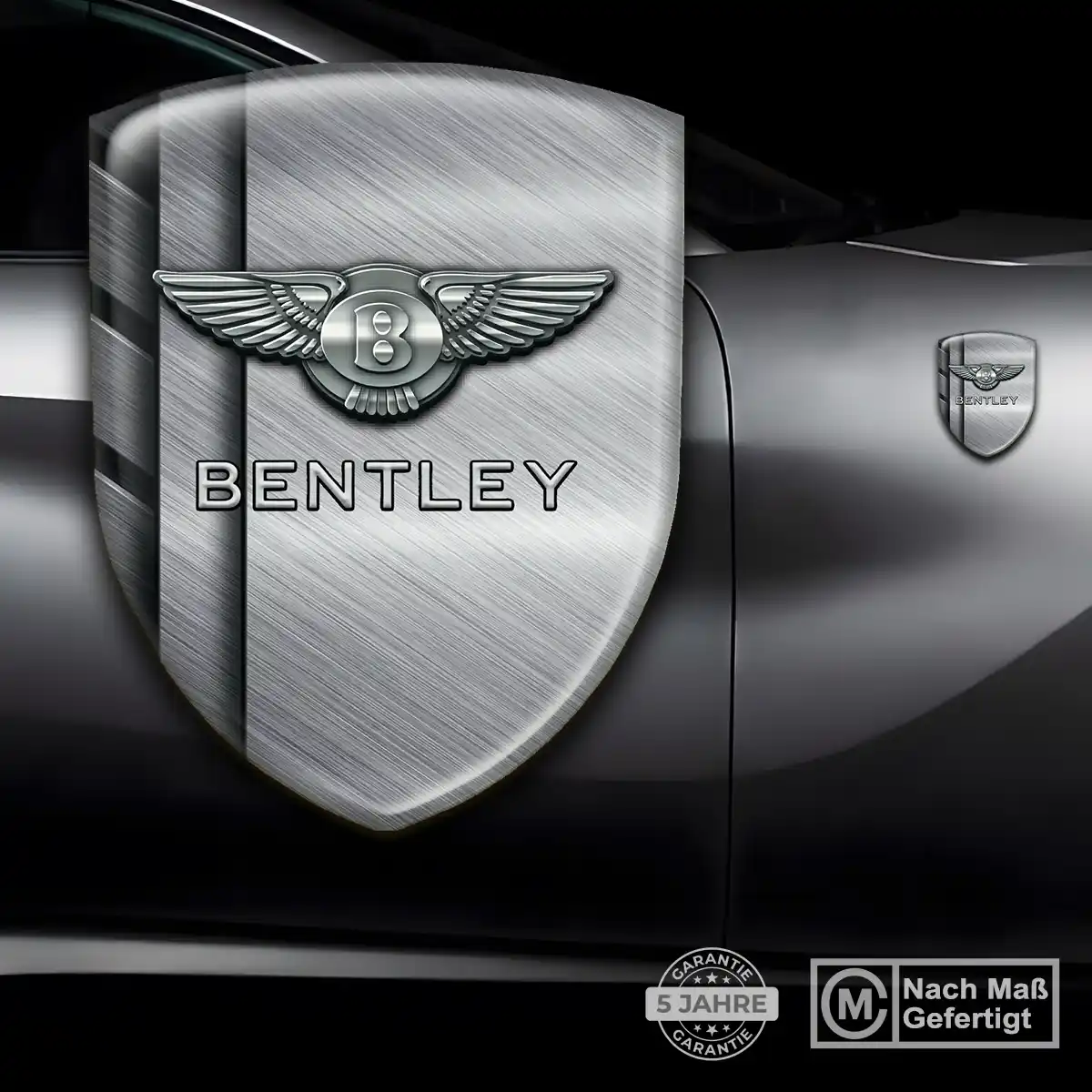 Bentley 3D Gel Aufkleber Auto Hochwertiges Harz