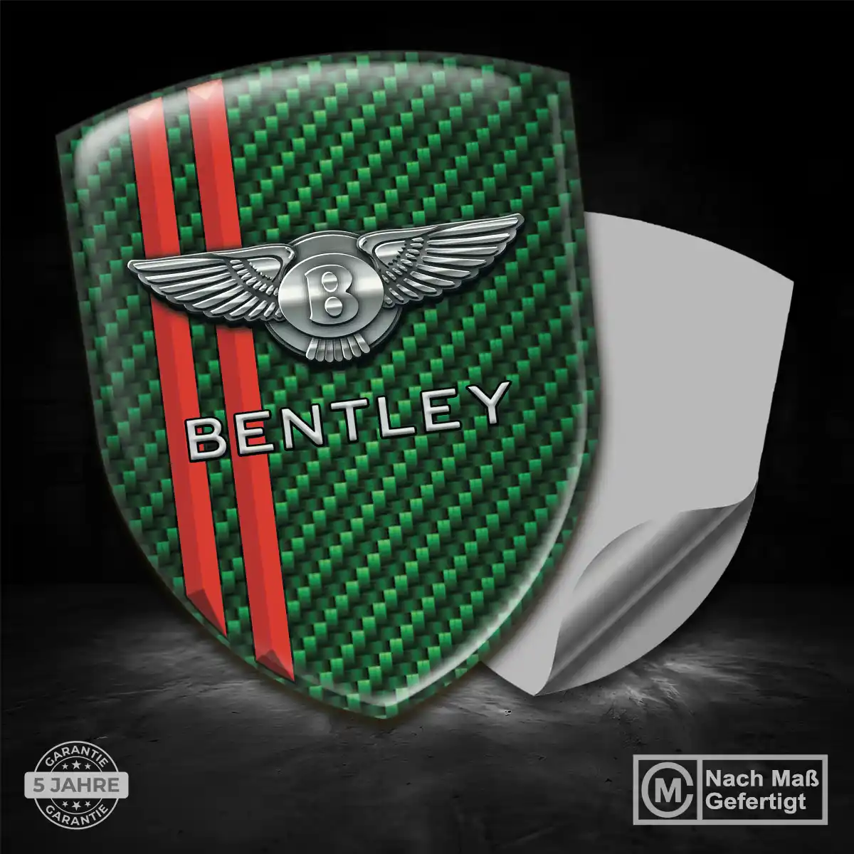 Bentley 3D Gel Aufkleber Auto Limitierte Auflage