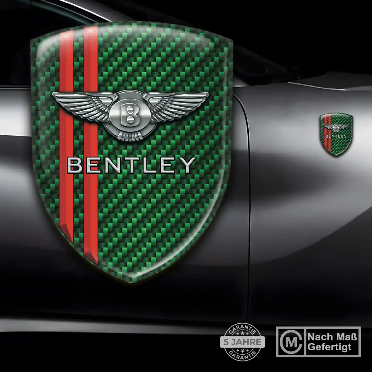 Bentley 3D Gel Aufkleber Auto Limitierte Auflage