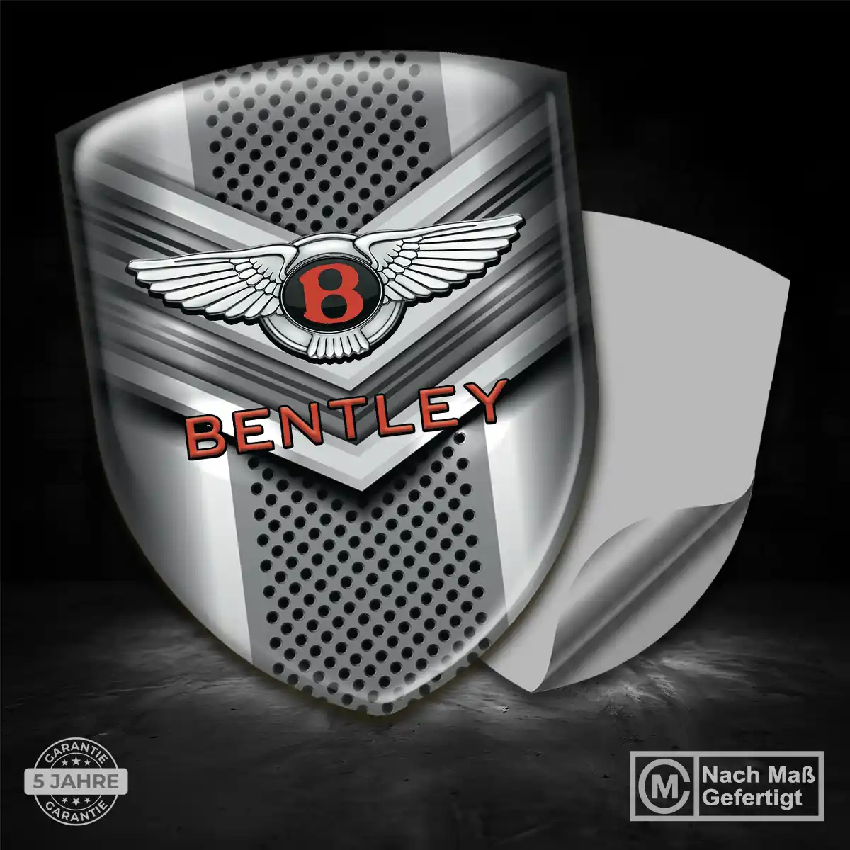 Bentley 3D Gel Aufkleber Auto Luxus-Edition