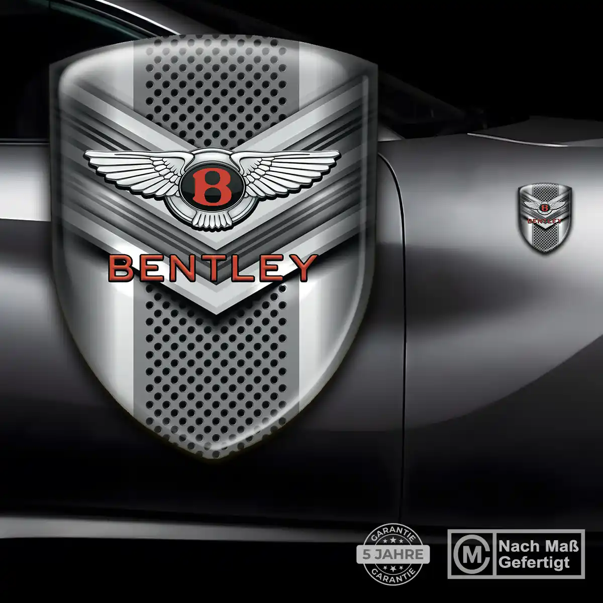 Bentley 3D Gel Aufkleber Auto Luxus-Edition