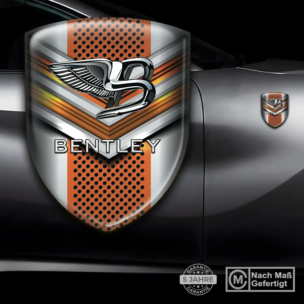 Bentley 3D Gel Aufkleber Auto Markenedition