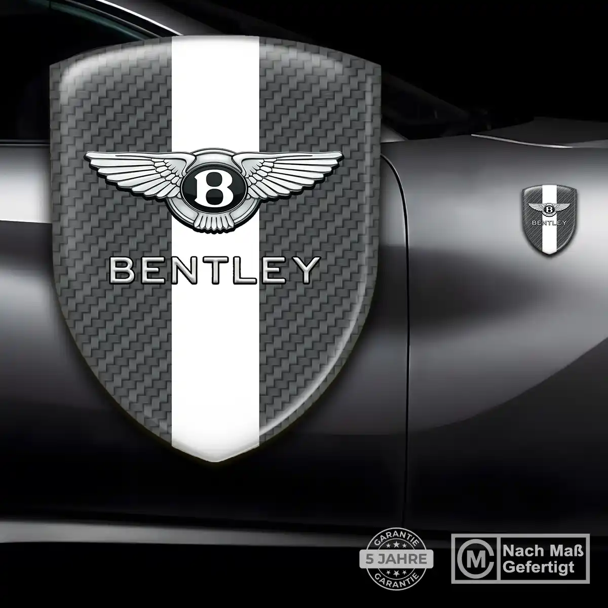 Bentley 3D Gel Aufkleber Auto Modernes Design