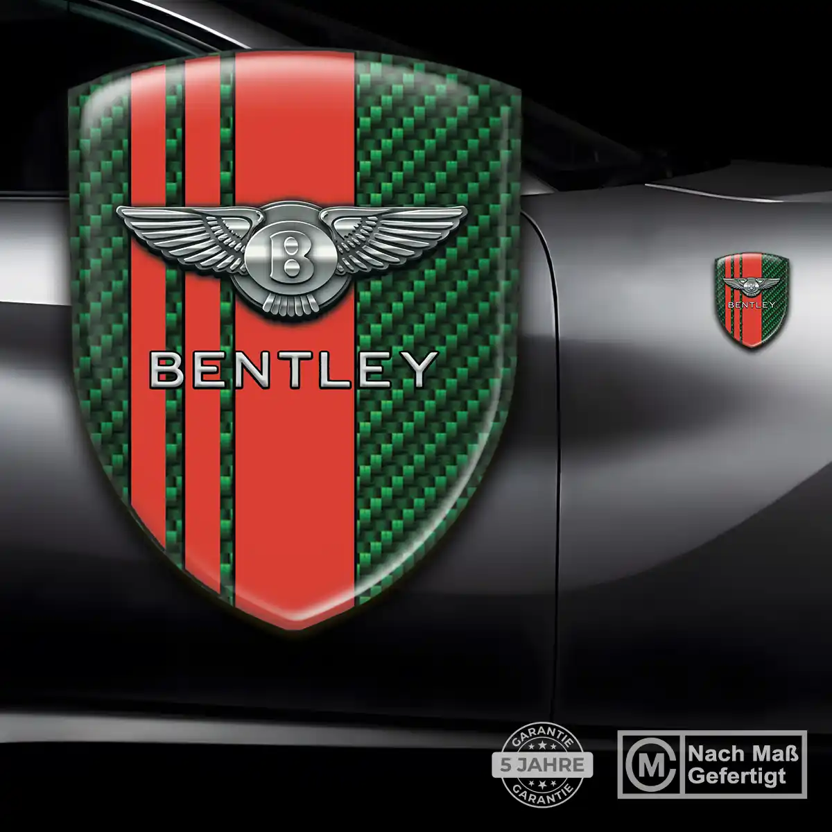 Bentley 3D Gel Aufkleber Auto Premium-Edition