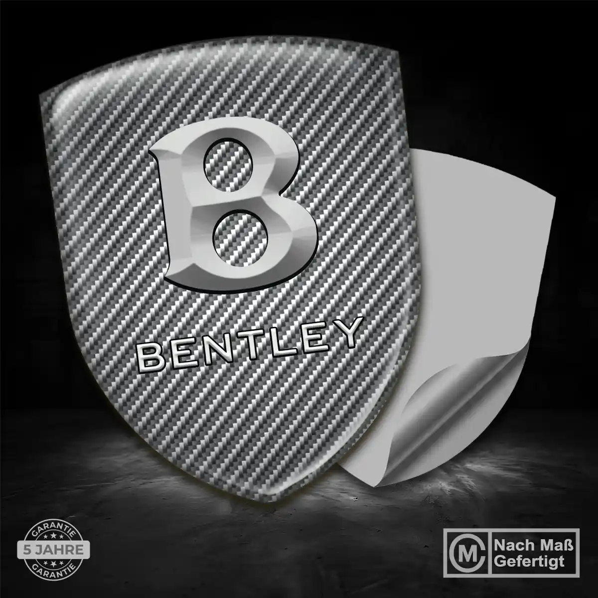 Bentley 3D Gel Aufkleber Auto Premiumqualität