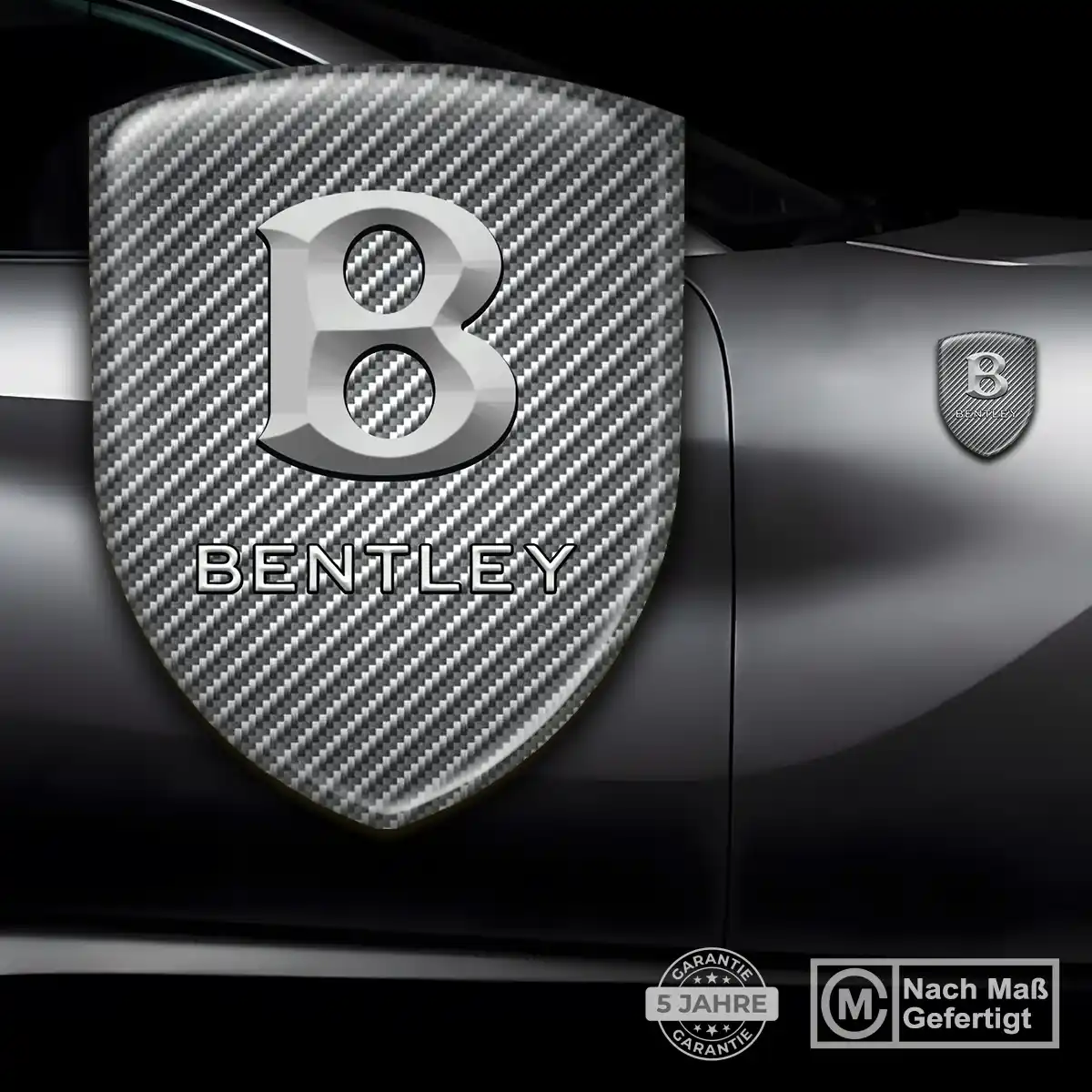 Bentley 3D Gel Aufkleber Auto Premiumqualität