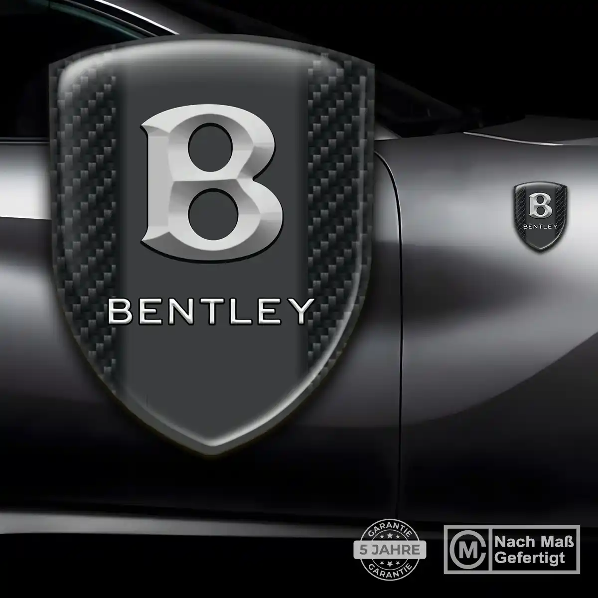 Bentley 3D Gel Aufkleber Überzeugende Qualität