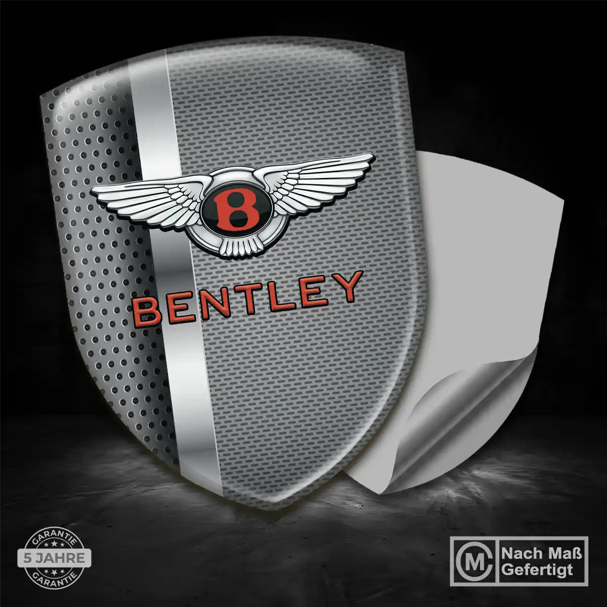 Bentley 3D Gel Aufkleber Emblem Anspruchsvolles Design