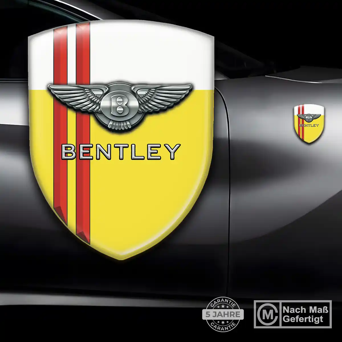 Bentley 3D Gel Aufkleber Emblem Auto Elegantes Design