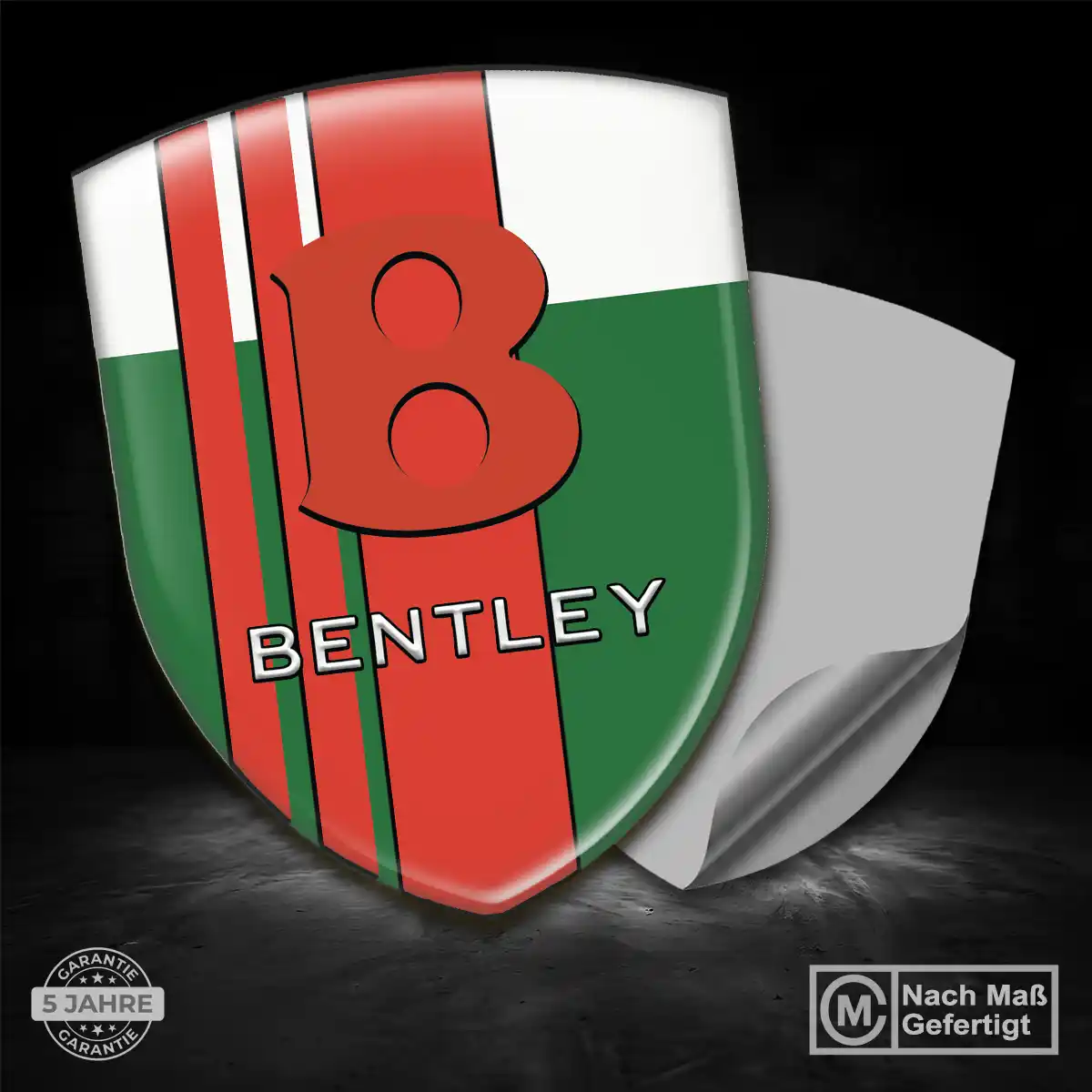 Bentley 3D Gel Aufkleber Emblem Auto Hochwertiges Harz
