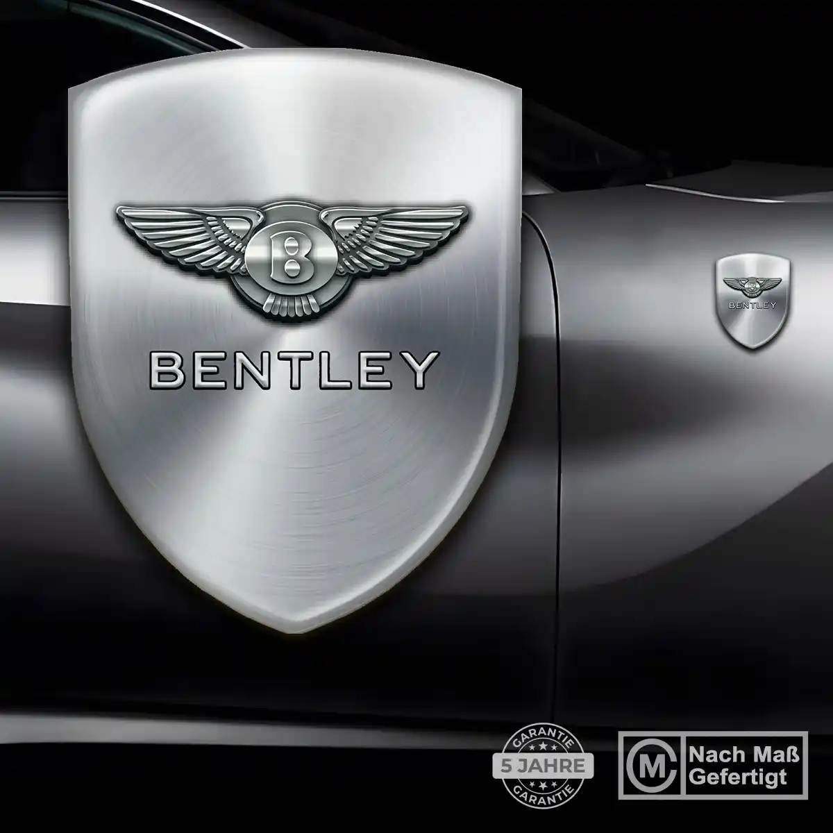 Bentley 3D Gel Aufkleber Emblem Elegantes Design