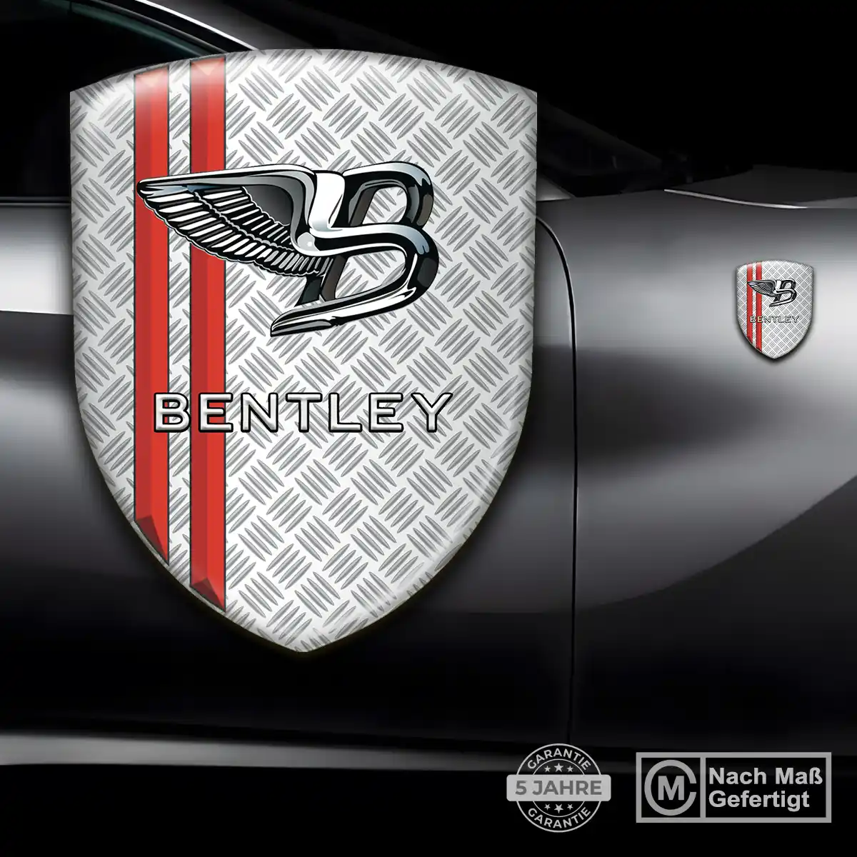 Bentley 3D Gel Aufkleber Emblem Erstklassige Qualität