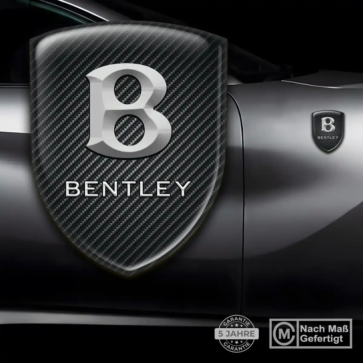 Bentley 3D Gel Aufkleber Emblem Exterieurdesign