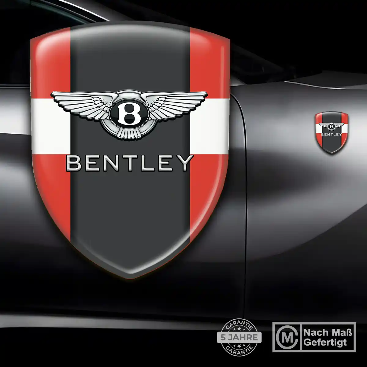 Bentley 3D Gel Aufkleber Emblem Höchste Qualität