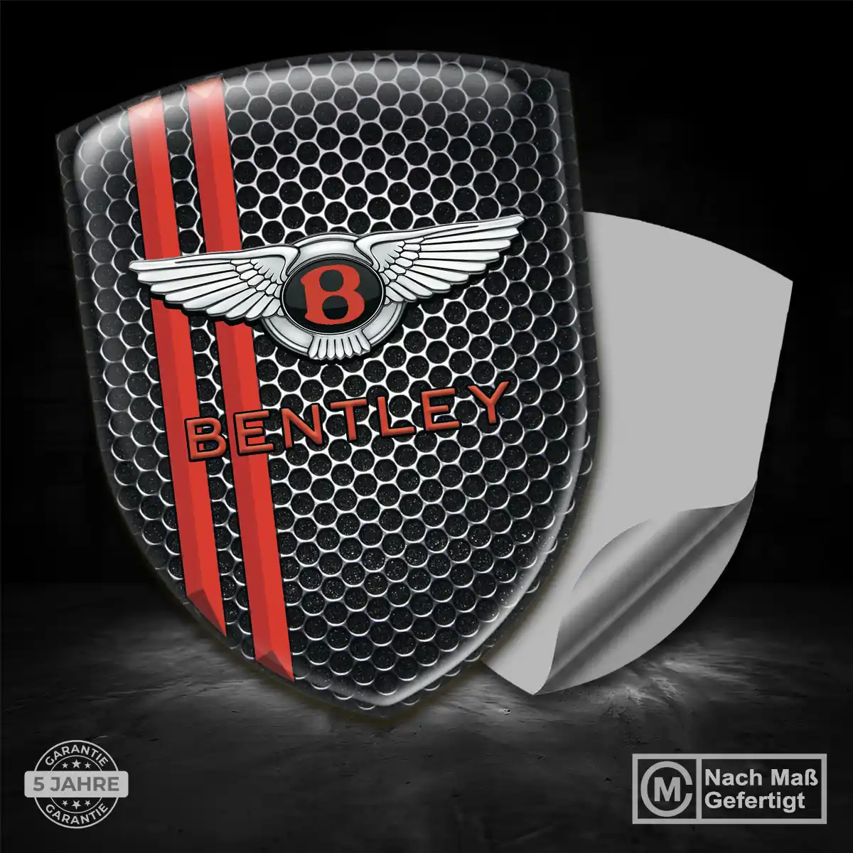 Bentley 3D Gel Aufkleber Emblem Premiumqualität