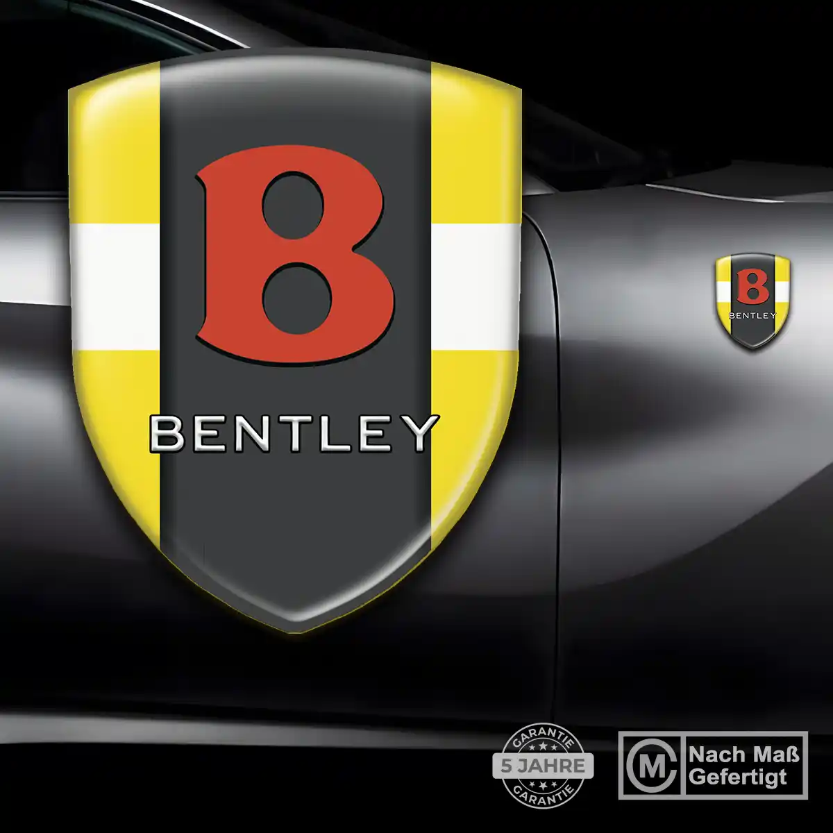 Bentley 3D Gel Aufkleber Emblem Spitzenqualität
