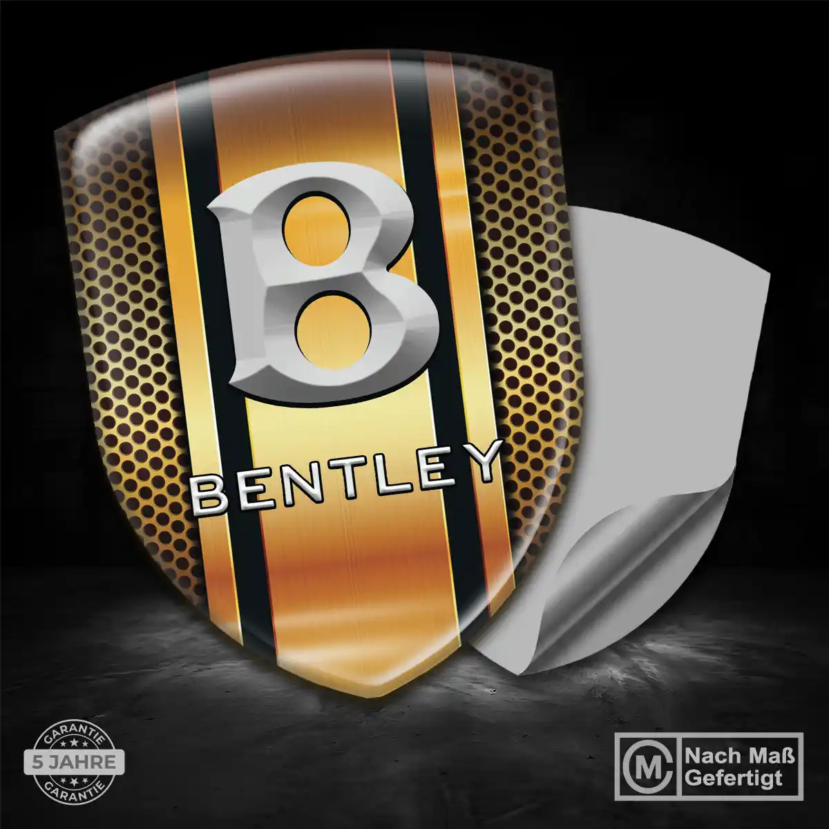 Bentley 3D Gel Aufkleber Embleme Ausdrucksstarkes Design