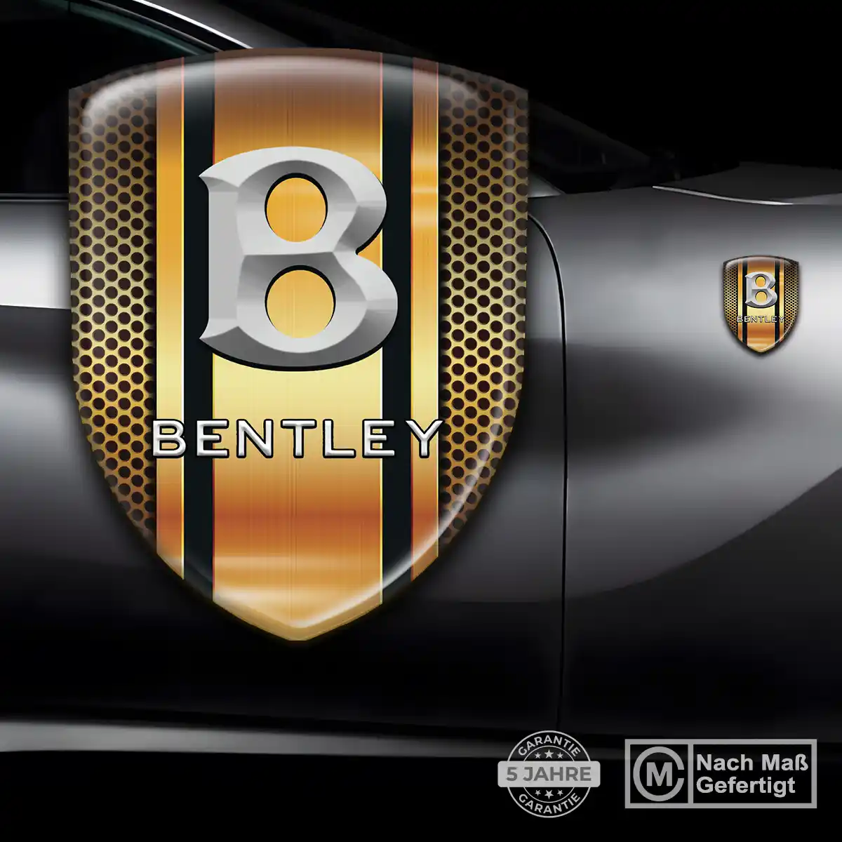 Bentley 3D Gel Aufkleber Embleme Ausdrucksstarkes Design
