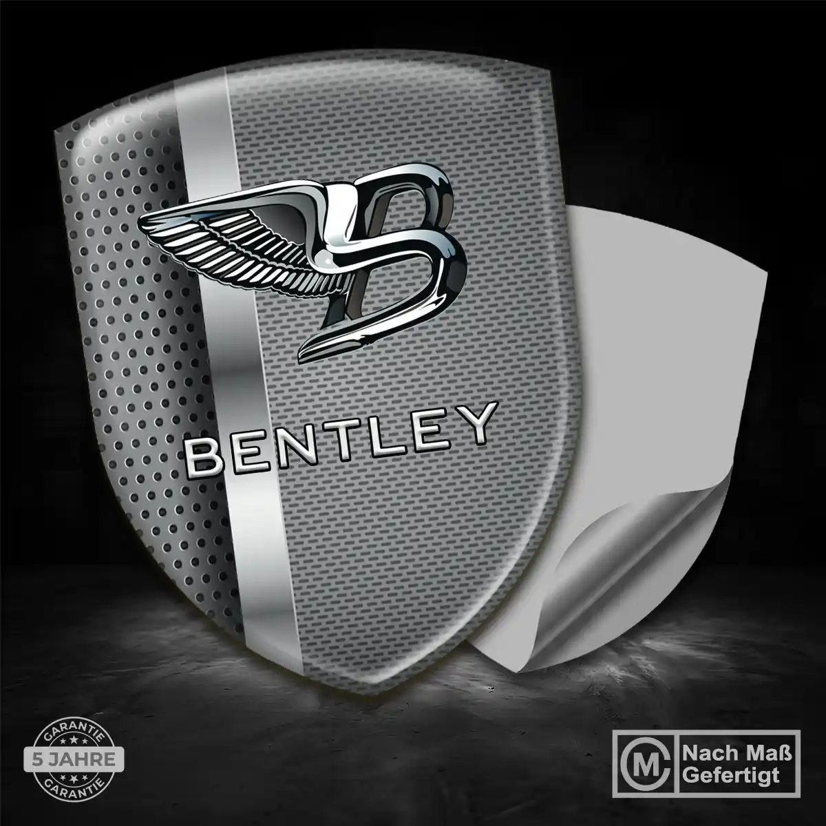 Bentley 3D Gel Aufkleber Embleme Auto Edles Design