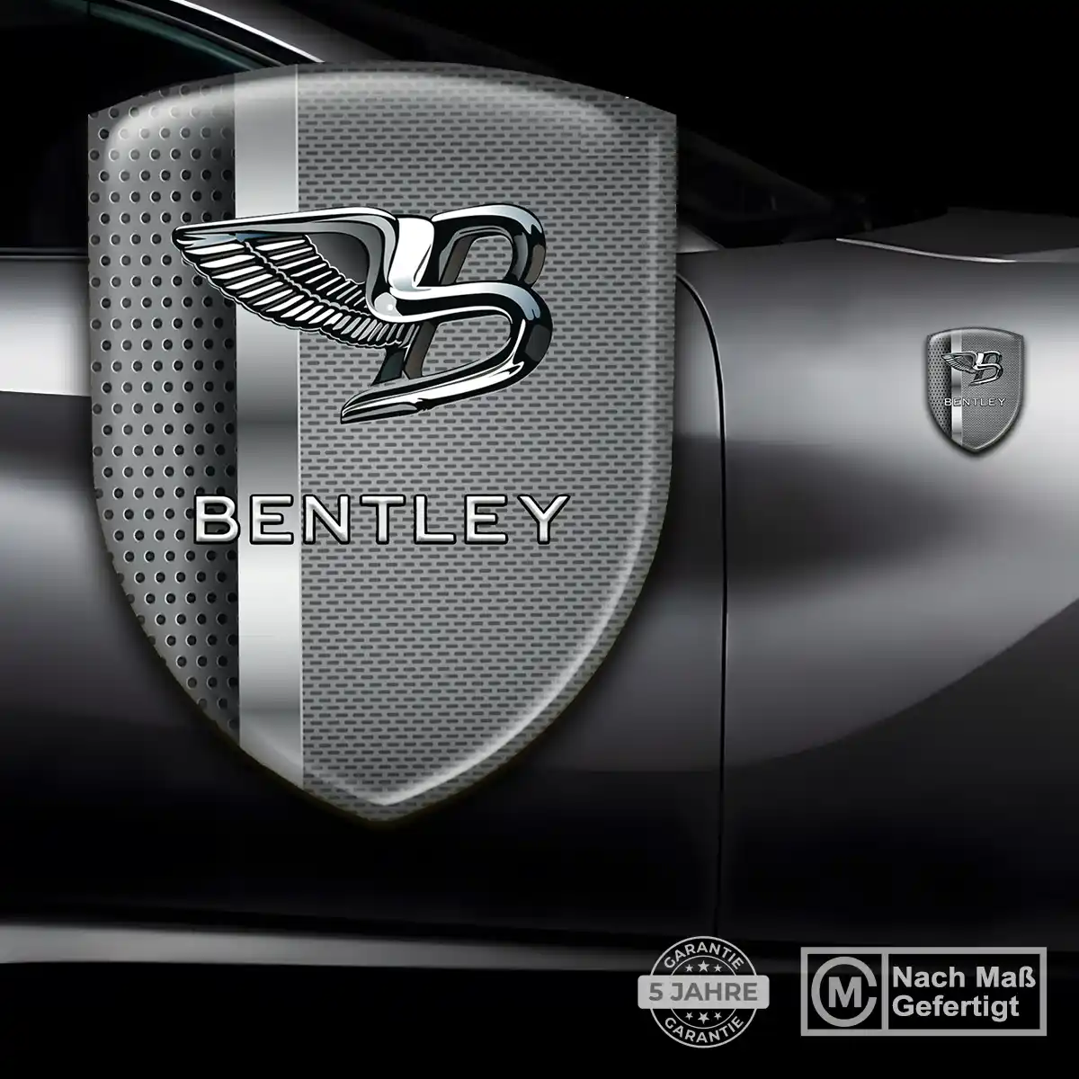 Bentley 3D Gel Aufkleber Embleme Auto Edles Design