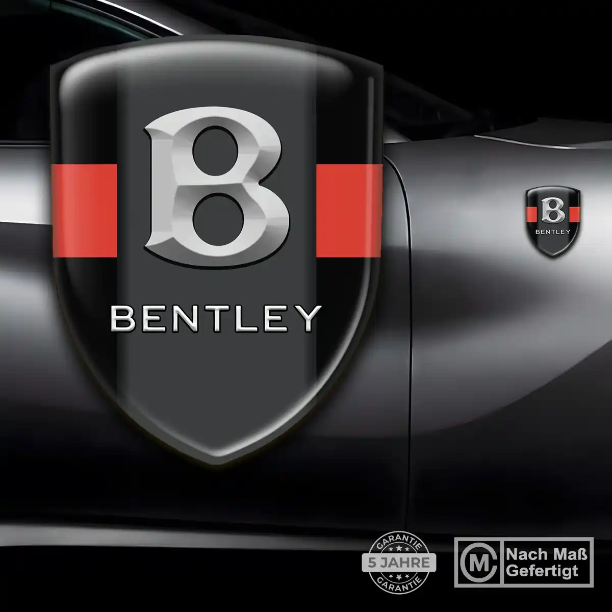 Bentley 3D Gel Aufkleber Embleme Auto Elegantes Design