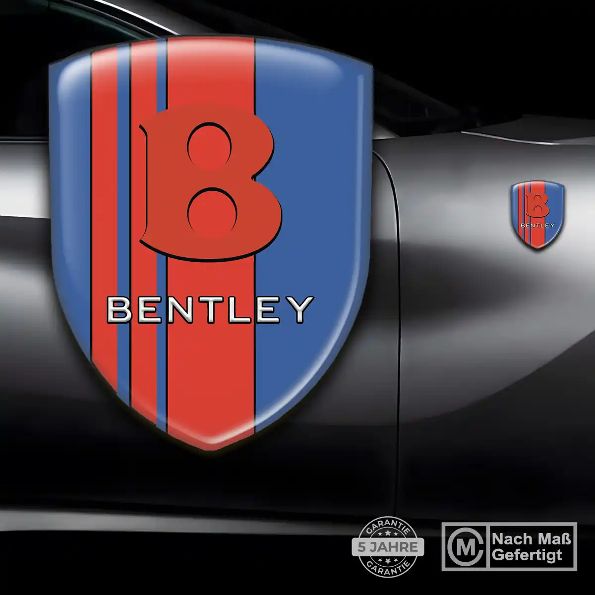 Bentley 3D Gel Aufkleber Embleme Edles Design