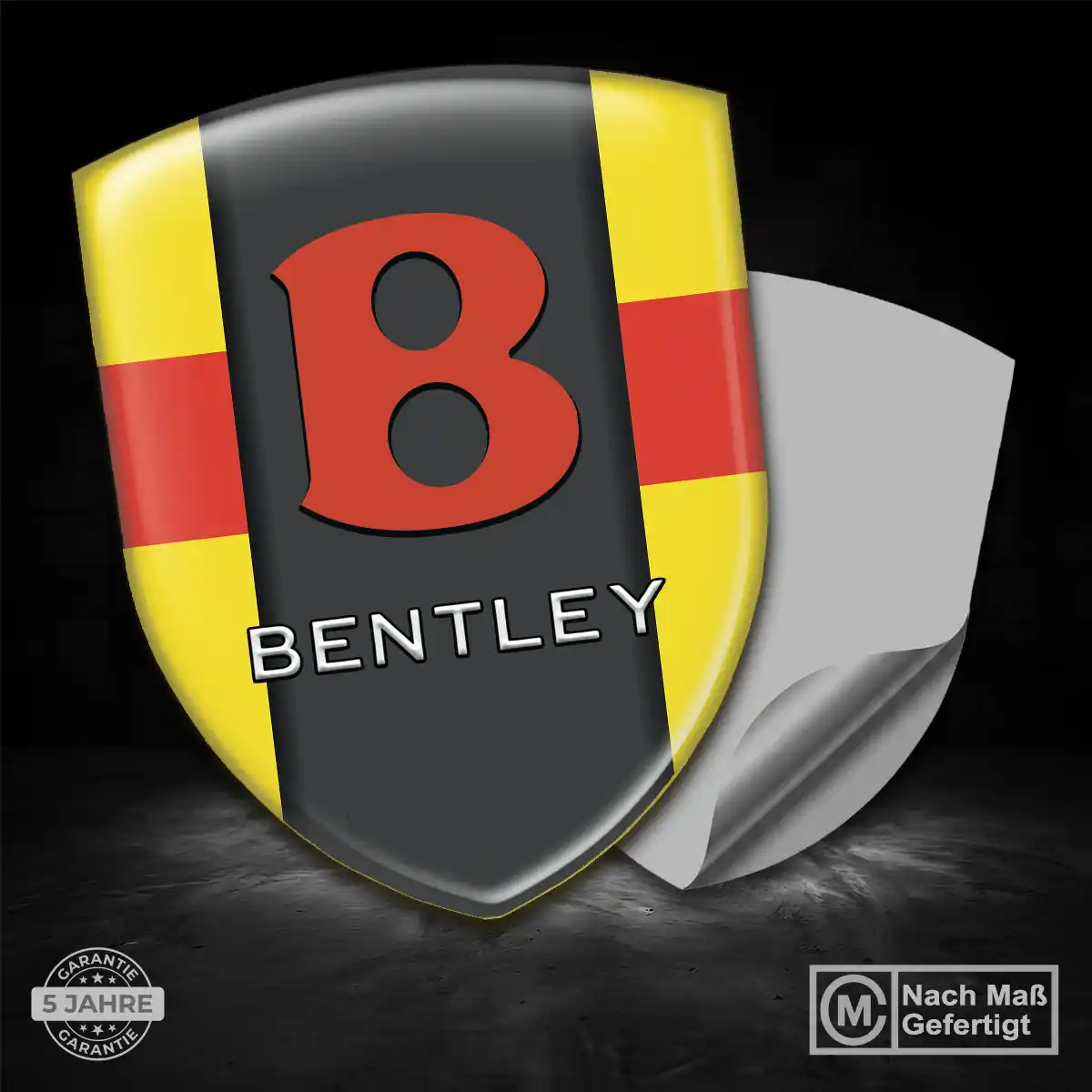 Bentley 3D Gel Aufkleber Embleme Exterieurdesign
