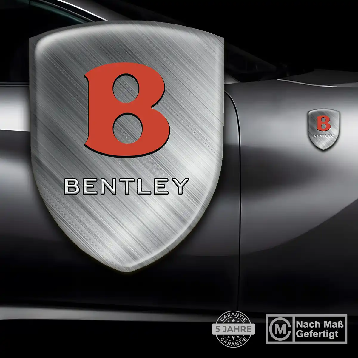 Bentley 3D Gel Aufkleber Embleme Interieurdesign