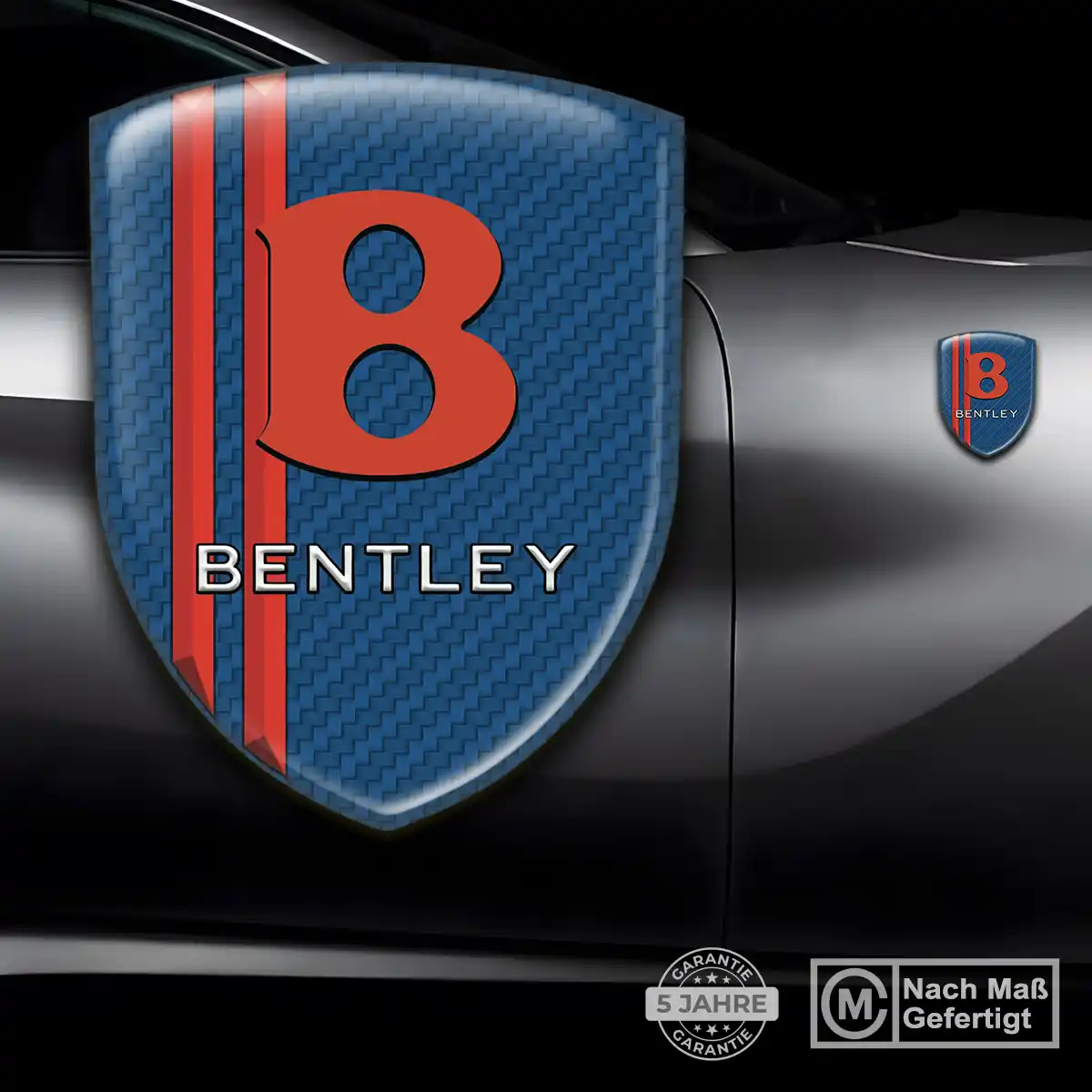 Bentley 3D Gel Aufkleber Embleme Luxus-Edition