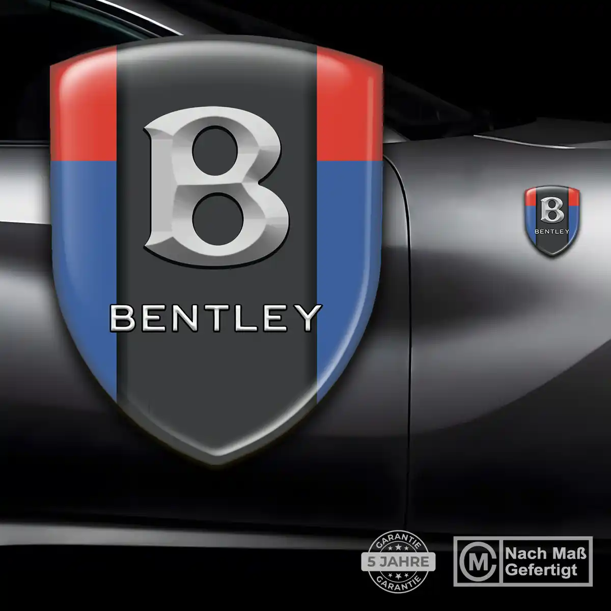 Bentley 3D Gel Aufkleber Embleme Markenedition