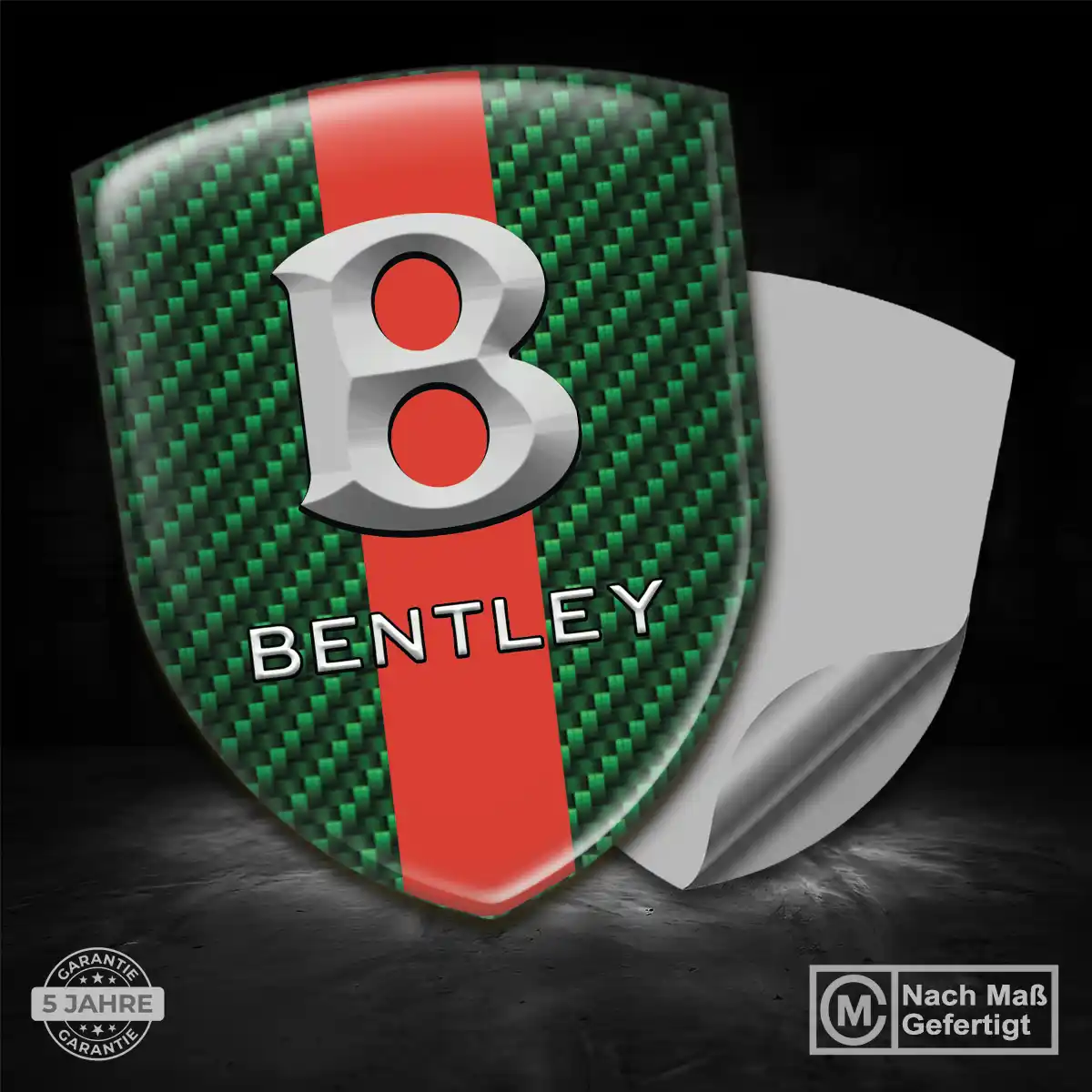 Bentley 3D Gel Aufkleber Embleme Modernes Design