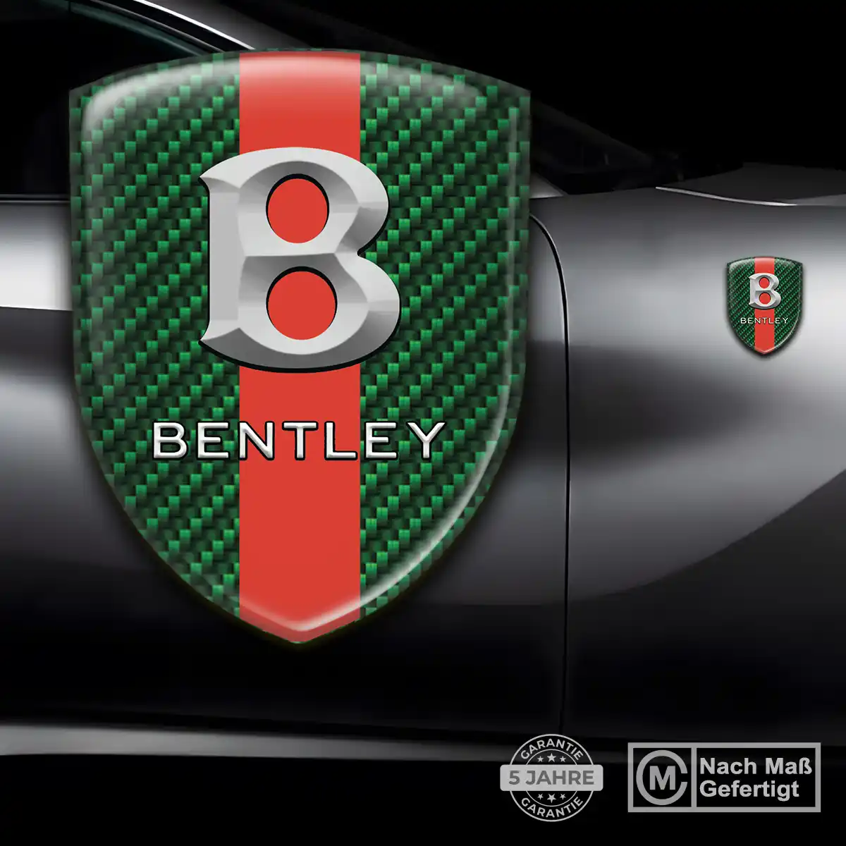 Bentley 3D Gel Aufkleber Embleme Modernes Design
