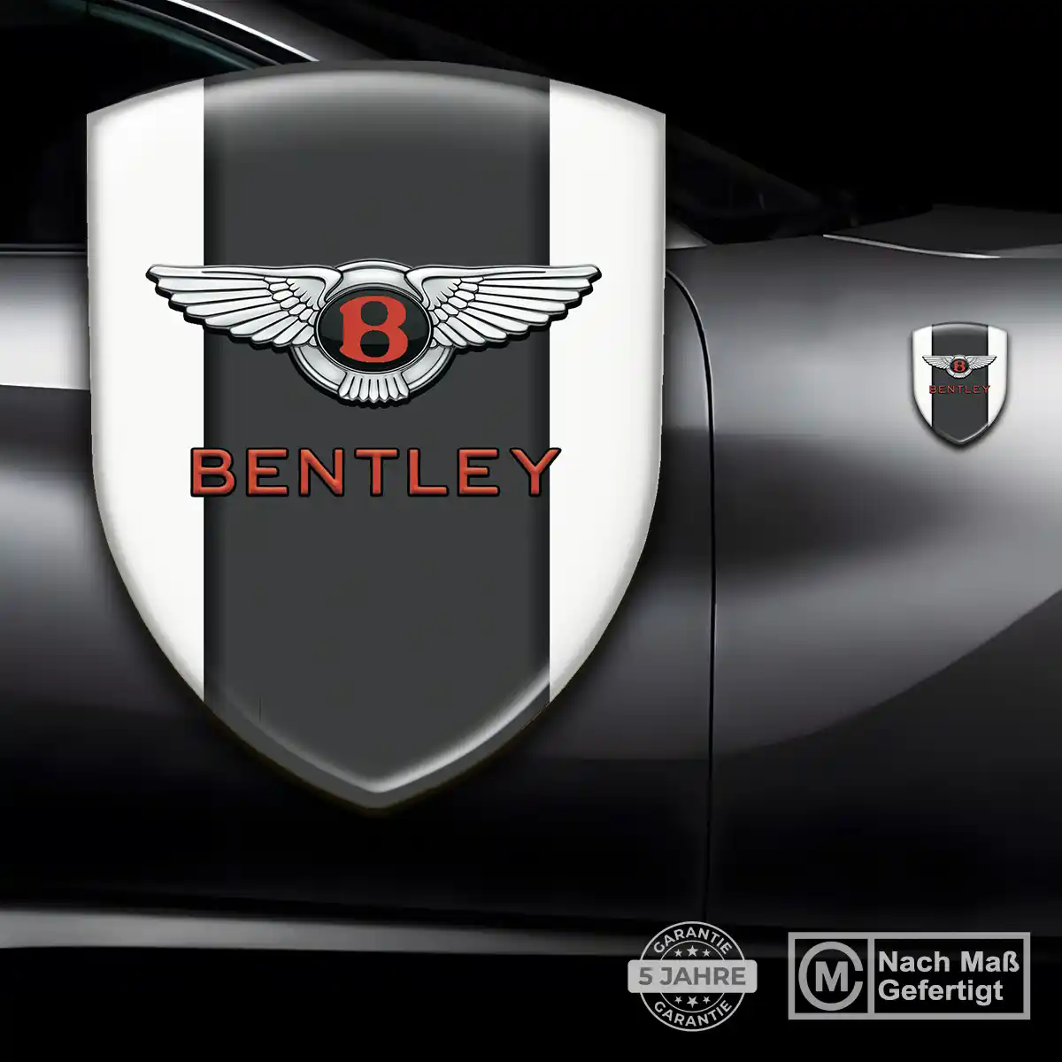 Bentley 3D Gel Aufkleber Embleme Premium-Edition